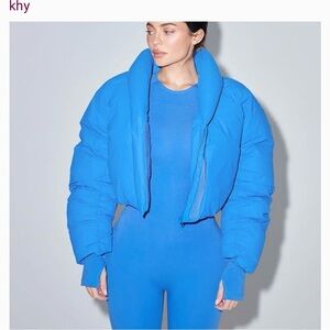 Vibrant Blue Women's Bomber Jacket
